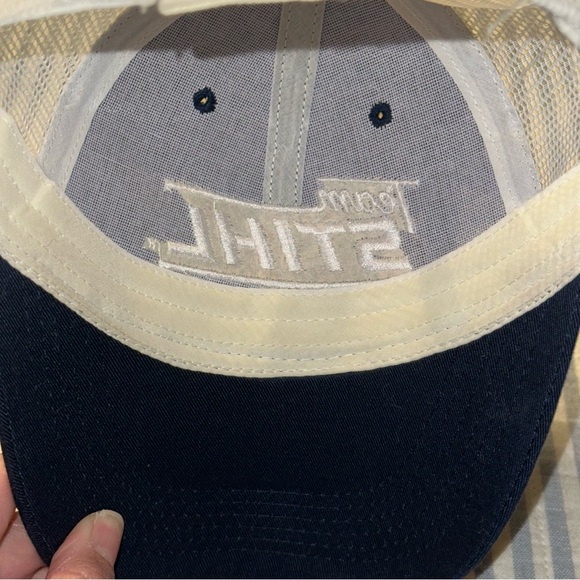 Team STIHL Hat Logo Saws Cap Mesh Back  Baseball Trucker Black - Picture 8 of 10